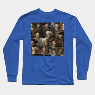 Rembrandt Paintings Mashup Long Sleeve T-Shirt